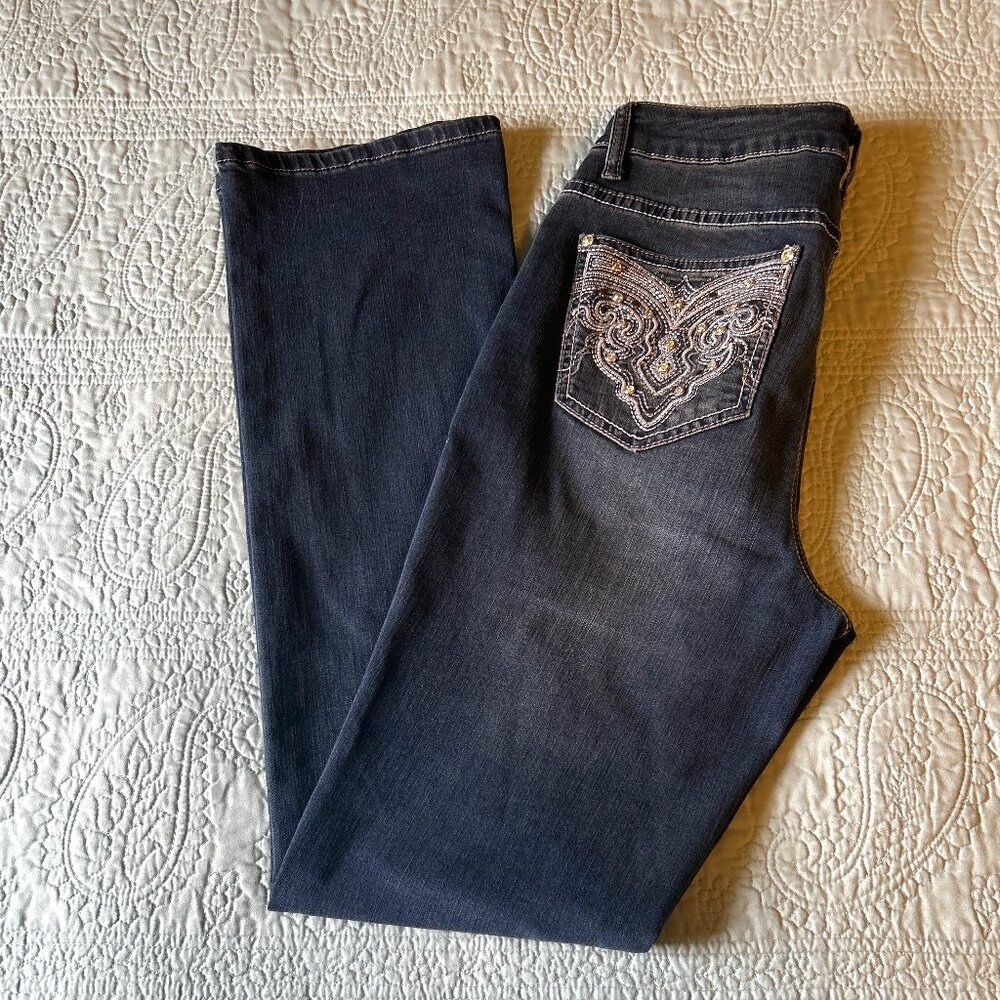 Earl Rhinestone Bootcut Jean Size 8